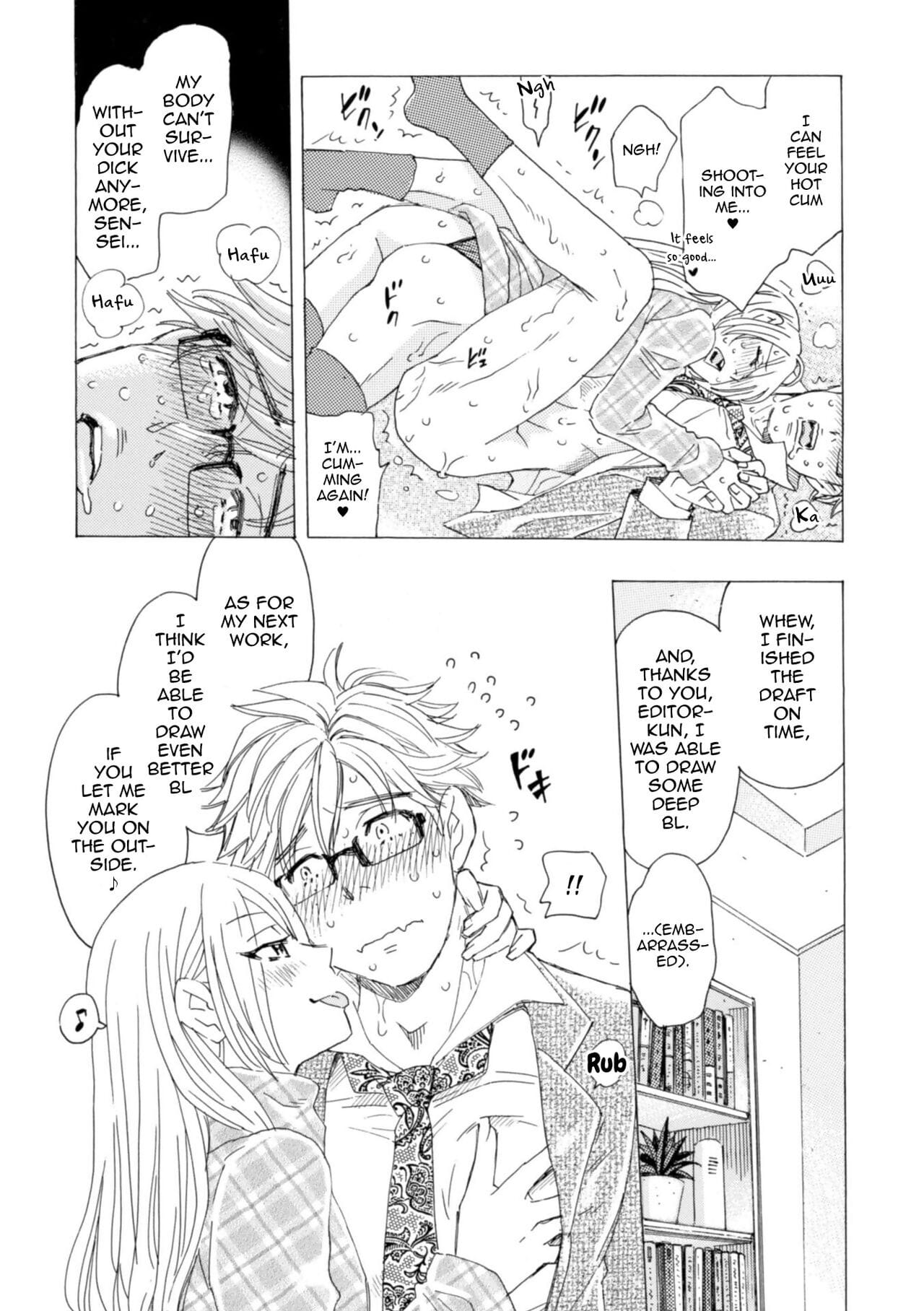 Boku no Kaku BL Comic wa Homo Bitch na Tantou Henshuusha ga Model desu page 1