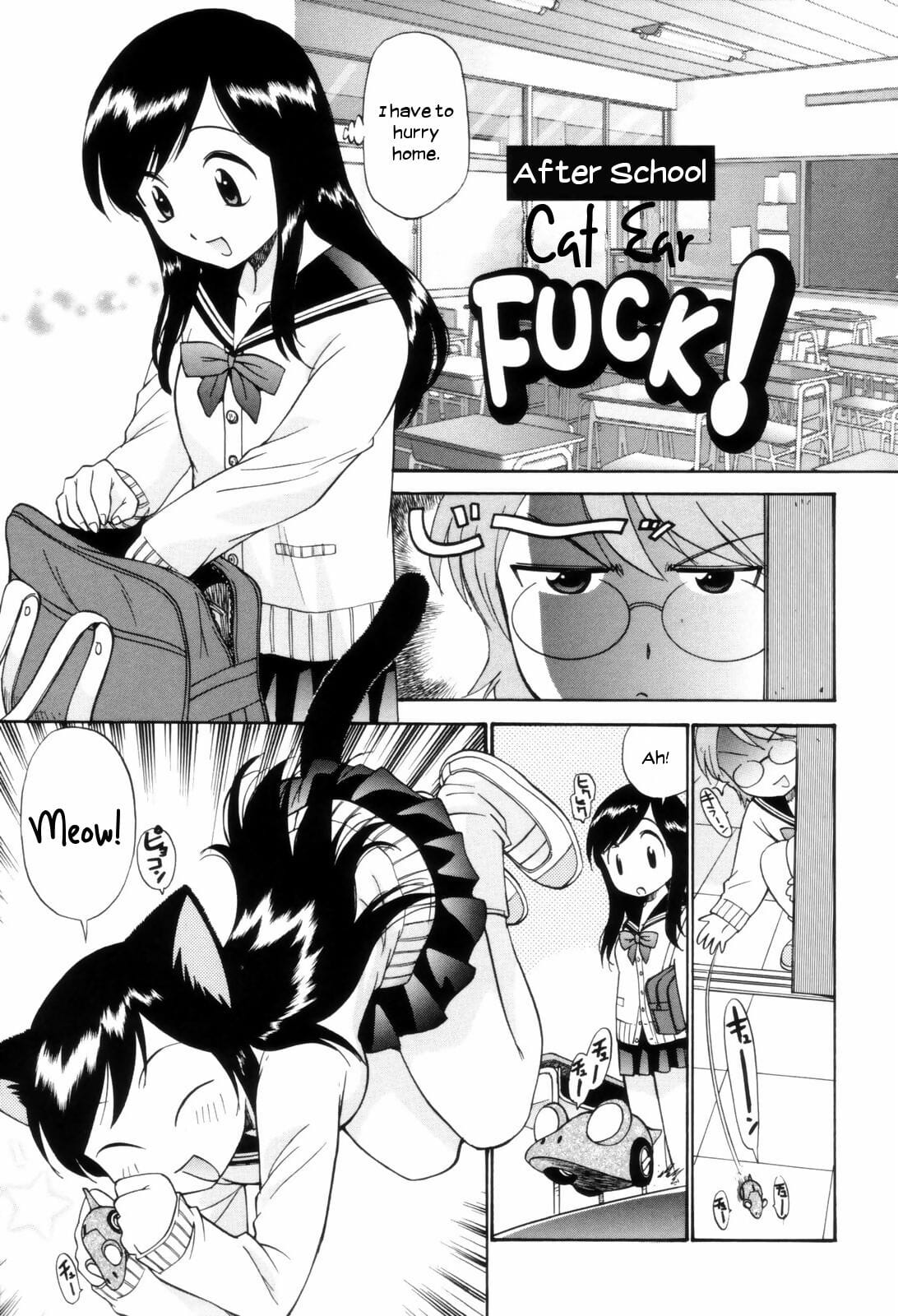 Houkago Nekomimi Fuck! - After School Cat Ear Fuck!! page 1